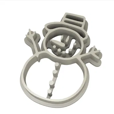 Khuôn Cắt Bánh Quy Hình Người Tuyết Mùa Giáng Sinh