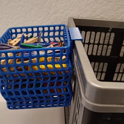 Giỏ/Túi đựng quần áo có giá đỡ và móc treo