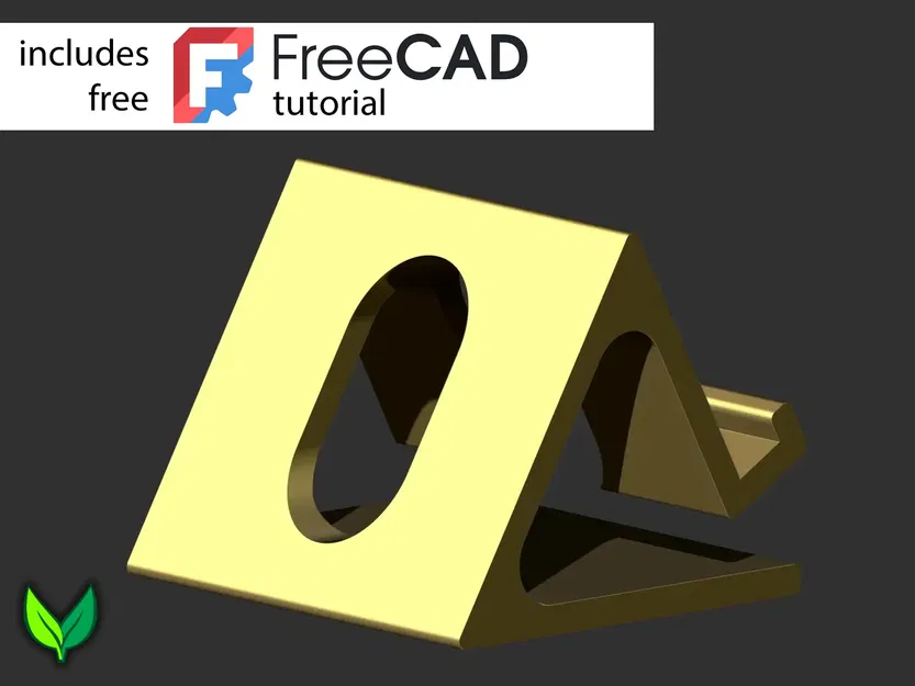 Giá Đỡ Điện Thoại Tùy Chỉnh – Có Hướng Dẫn FreeCAD - Image 1