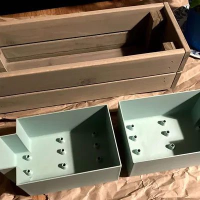 Plant pot for IKEA window box Stjärnanis