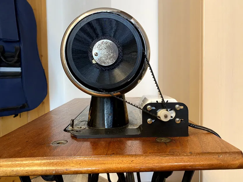 Puli và Giá đỡ Động cơ cho máy may Singer cũ - Image 8