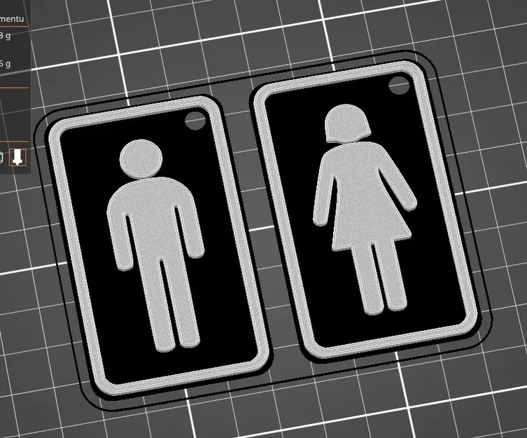 Móc Khóa WC - Image 1