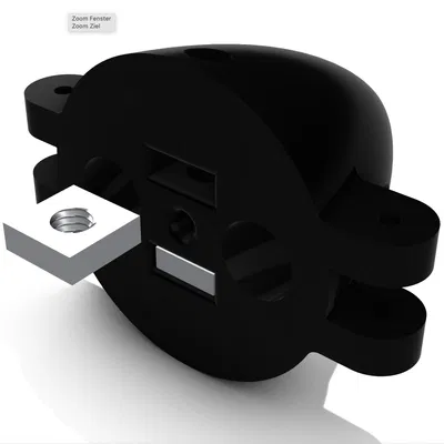 Đầu Cánh Quạt Gập (Folding Spinner) D25mm, Trục 2mm