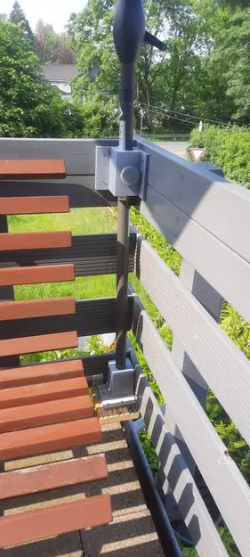 Sun umbrella stand for corner - Image 2