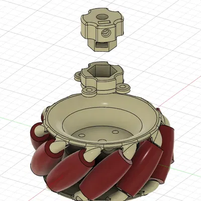 67mm Omni-directional Wheel 12mm Hex Mod