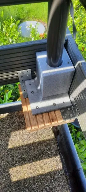 Sun umbrella stand for corner - Image 3