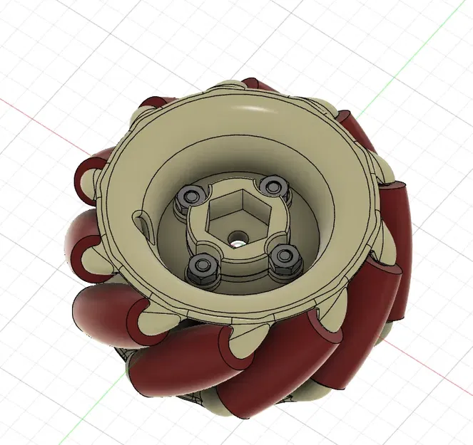 67mm Omni-directional Wheel 12mm Hex Mod - Image 2