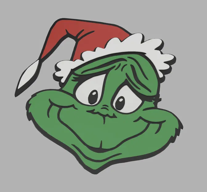 Tấm Trang Trí Grinch Vui Vẻ - Image 1