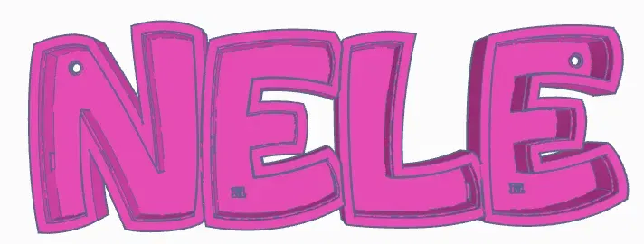 NELE LED- Namenslampe (Name lamp) - Image 1