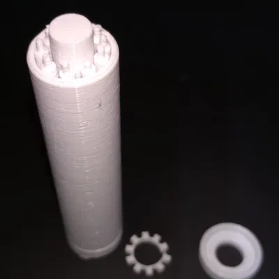 Roller bar with the bearing