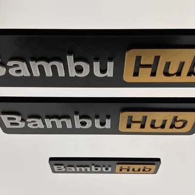 Biển hiệu Bambu Hub