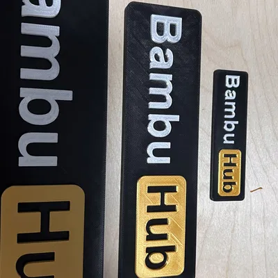 Biển hiệu Bambu Hub