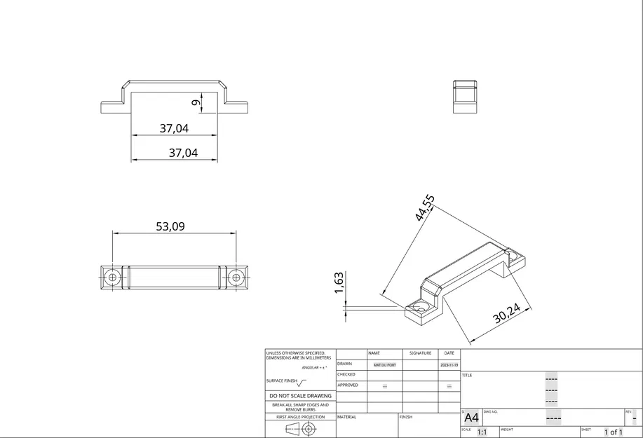 Giá đỡ Cảm biến Nhiệt độ Độ ẩm Aqara - Image 1
