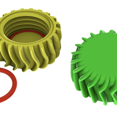 Nắp Vặn (Nắp Vặn) Cho Chai Thủy Tinh SodaStream Crystal