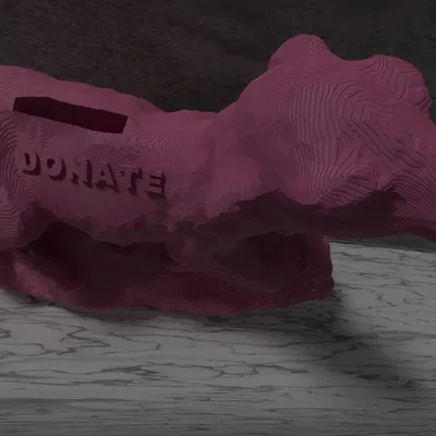 Children Animal Saving Box Sheep Style with Flex Bottom