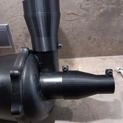 Zyklonabscheider Adapter 3 Zoll auf 2 Zoll