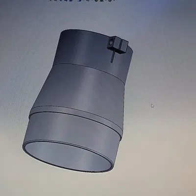 Zyklonabscheider Adapter 3 Zoll auf 2 Zoll