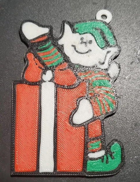 Ông Già Noel Elf Vẫy Tay Vui Nhộn - Dickie Elf Giáng Sinh Vẫy Tay - Image 1