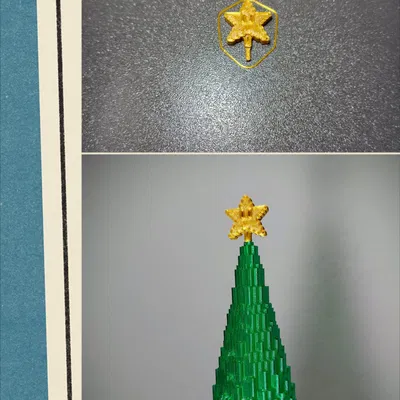 Cây Thông Noel Pixel Lớn Có Đế Nến LED