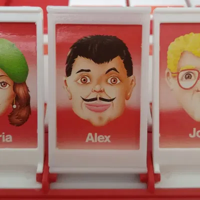 NZ Guess Who Circa 1987 Replacement Character Frame