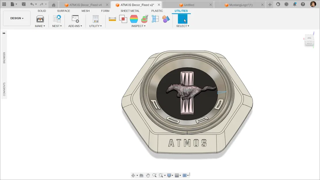 ATMOS/FORD Mustang logo - Image 1