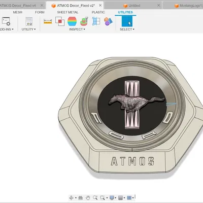ATMOS/FORD Mustang logo
