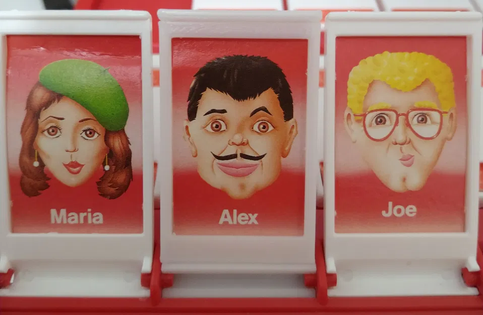 NZ Guess Who Circa 1987 Replacement Character Frame - Image 4