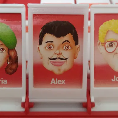 NZ Guess Who Circa 1987 Replacement Character Frame