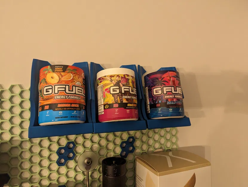 GFuel Holder For Honey Comb Wall - Image 1