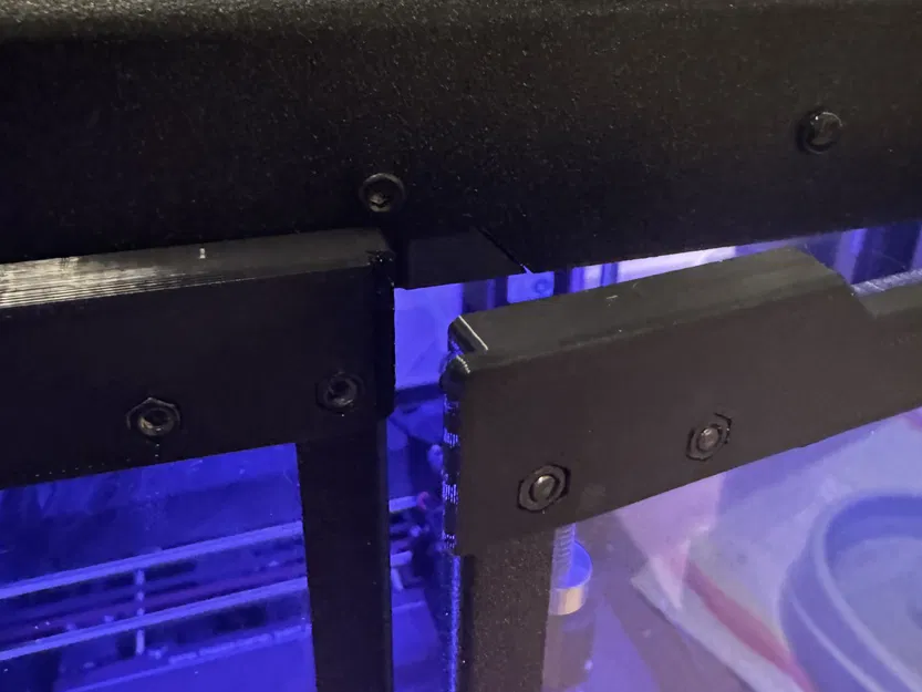 Stiffening Lift-Off Door Hinges for Original Prusa Enclosure with Mechanical Lock - Image 3