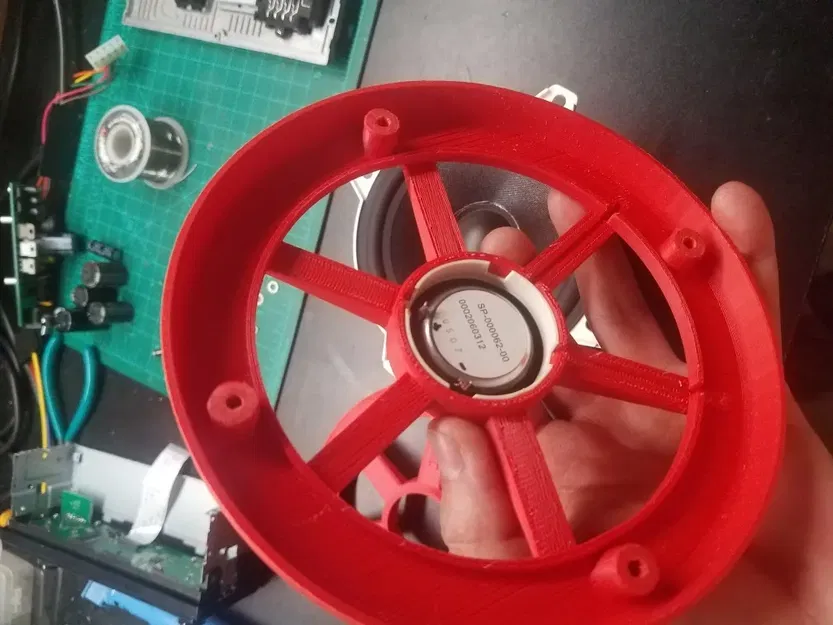 Lưới Tản Nhiệt Loa QSC 5.25 inch Có Ngàm Gắn Loa Tweeter 40mm - Image 8