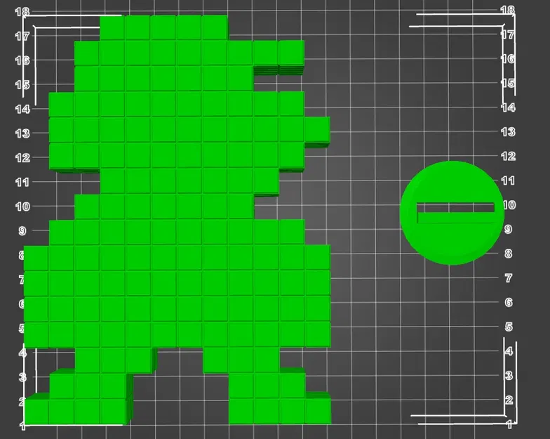 Heo đất Pixel Art Mario - Image 2