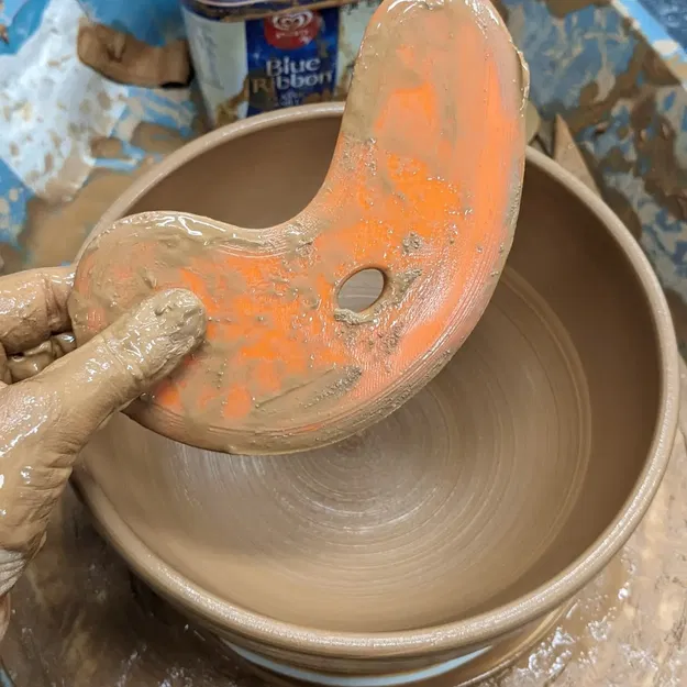 Pottery bowl rib - Image 2