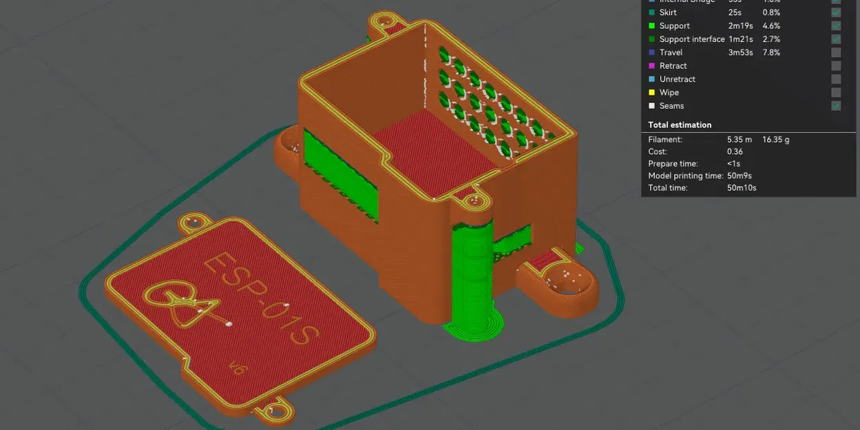 Esp-01s case/wall mount - Image 1