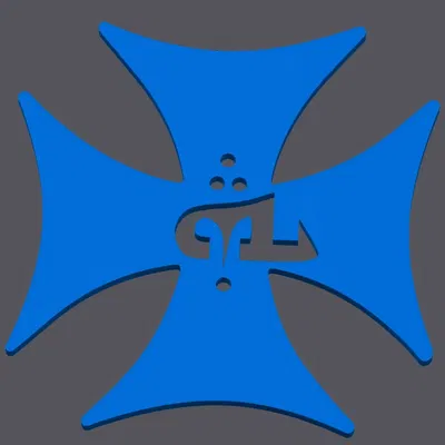 Chữ Thập Malta 3D Model