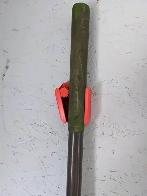 Gravity Broom Holder - Fully Captive Gear, Extended Range - Image 3