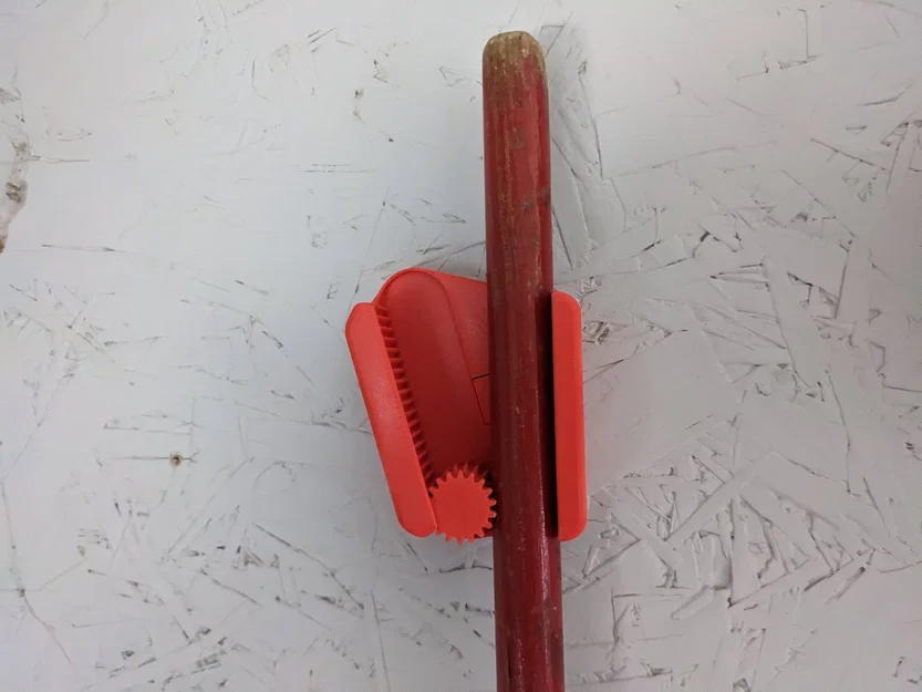 Gravity Broom Holder - Fully Captive Gear, Extended Range - Image 4