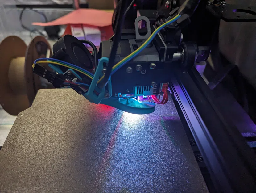 Tấm che quạt Sprite Extruder 5015 kèm camera và đèn LED - Image 2