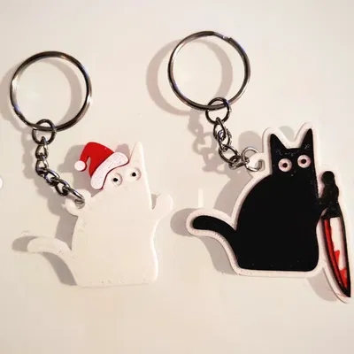 Móc Khóa Hình Mèo