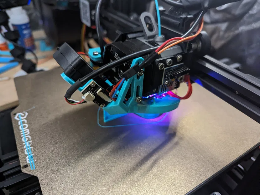 Tấm che quạt Sprite Extruder 5015 kèm camera và đèn LED - Image 3