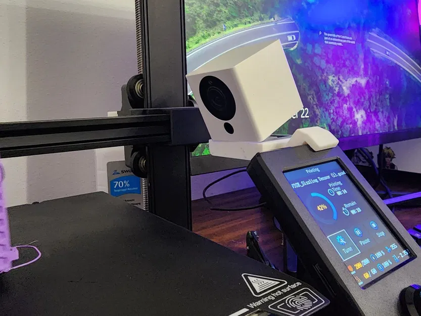 Kẹp Màn Hình LCD Ender 3 V3 SE (Camera Wyze 2) - Image 2