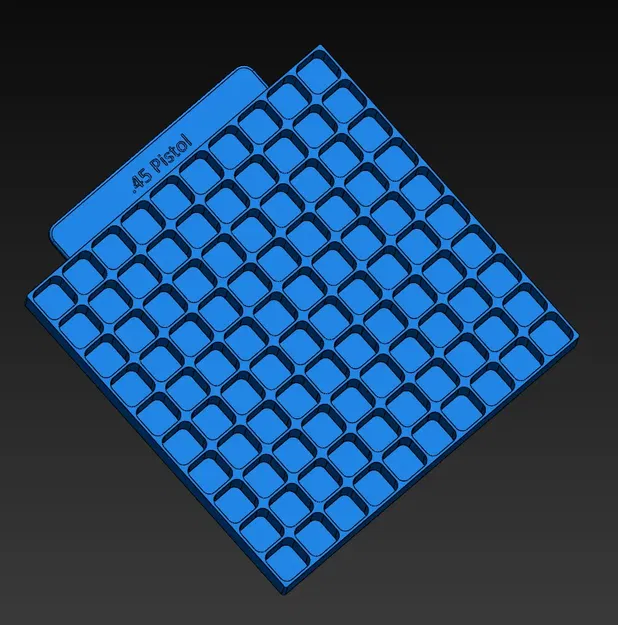 Khay Nạp Đạn Cho Các Loại Đạn Ngắn Cỡ .45 / Ladebrett Wiederladen - Image 1