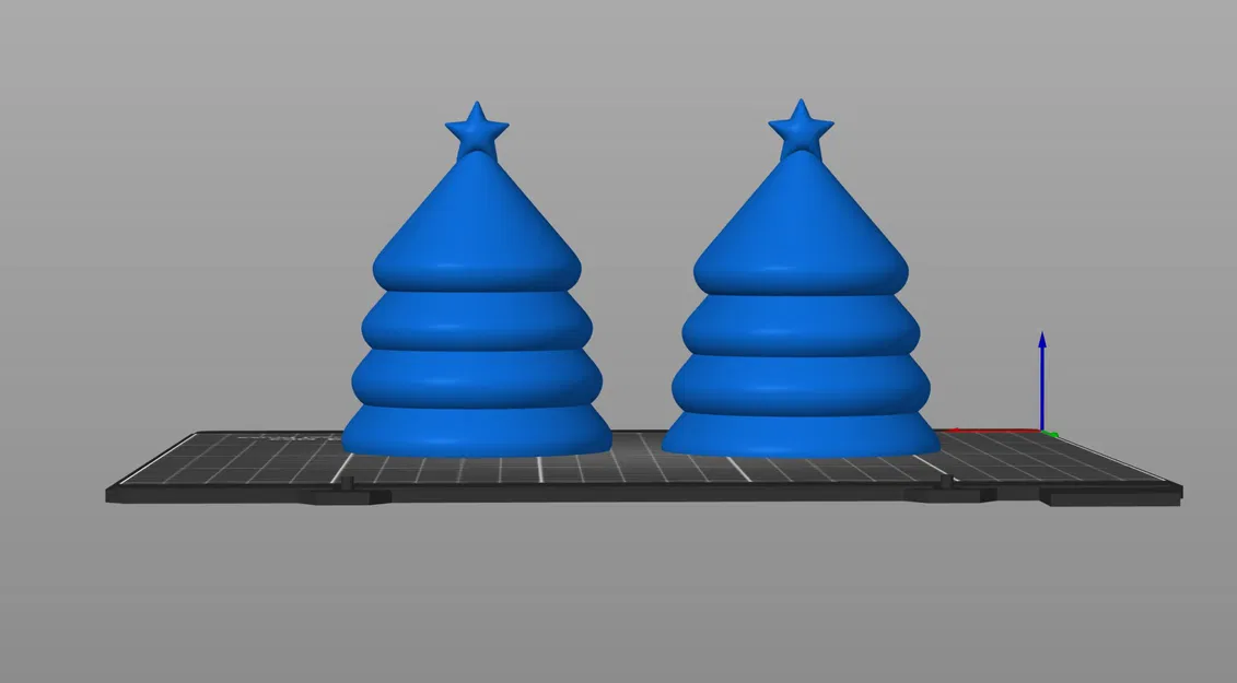 Mô hình 3D Cây thông Giáng sinh kèm Làng - Image 3