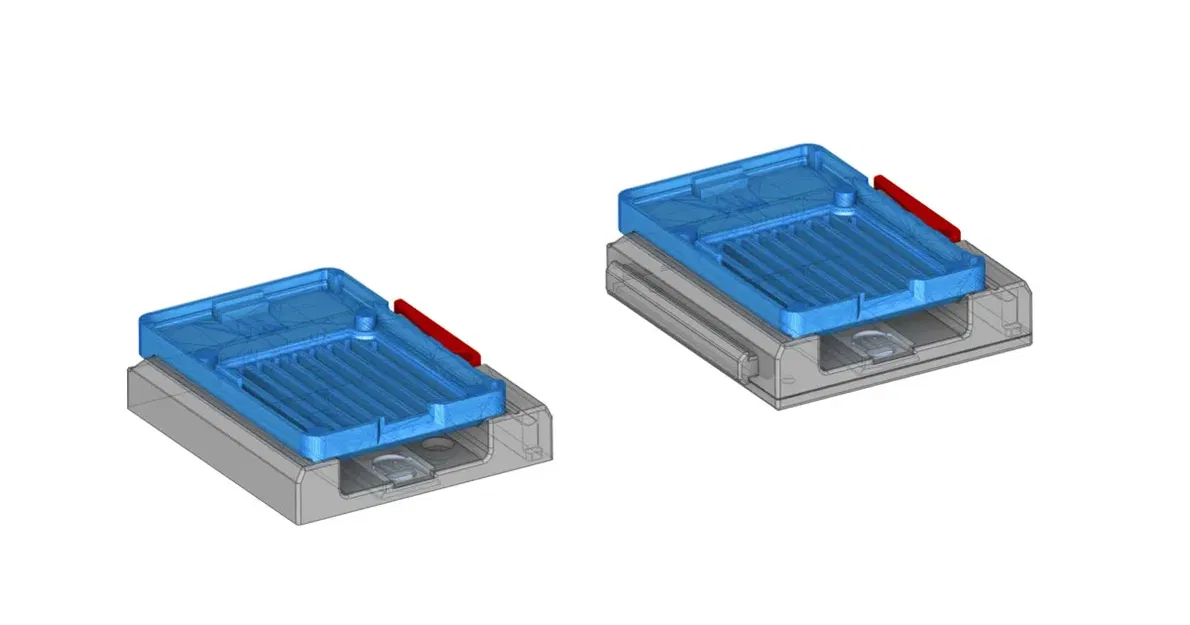 Đế trượt cho Raspberry Pi 4 Snap Together của Sneaks - Cập nhật - Image 2