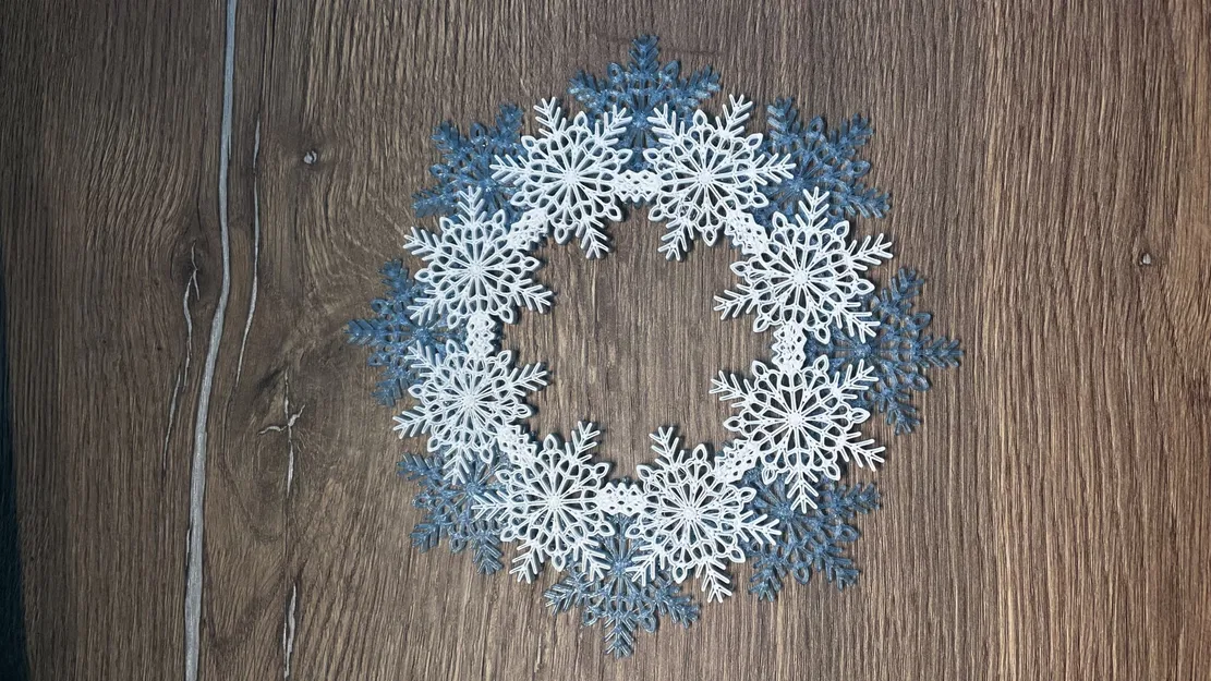 Mẫu Vòng Nguyệt Quế Giáng Sinh 3D - Image 2