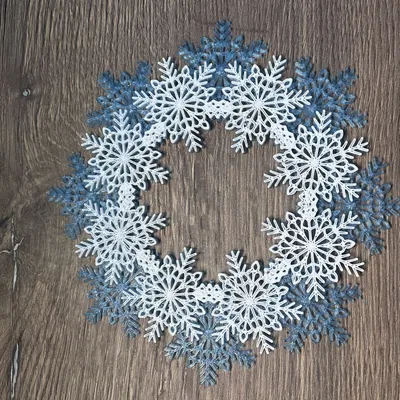 Mẫu Vòng Nguyệt Quế Giáng Sinh 3D