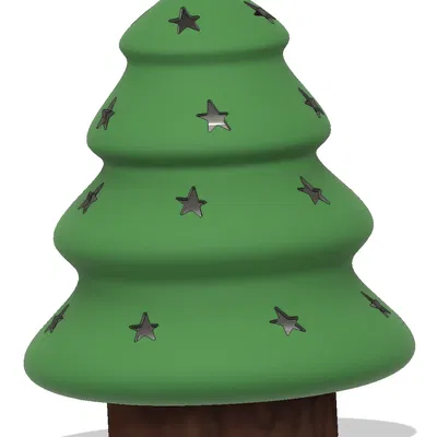 Cây Thông Noel Cho Đèn Trà