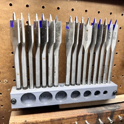 Khay Giữ Mũi Khoan Spade Kiểu Hex Dụng Cụ Mộc