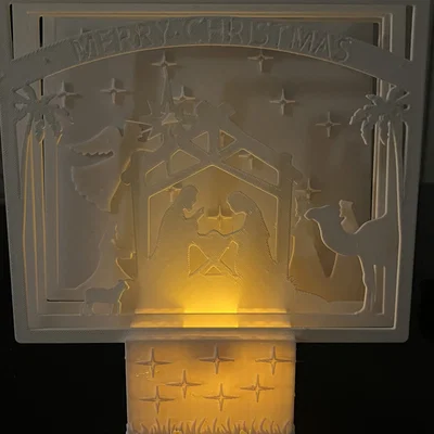 Mô Hình Chúa Giáng Sinh Thắp Nến Tealight