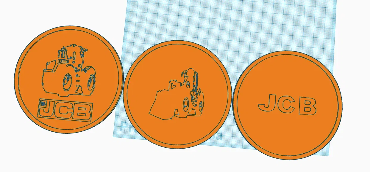 Bộ Đế Lót Ly JCB / JCB Coaster - Image 1